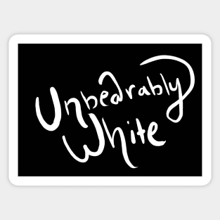 Unbearably White Vampire Weekend Sticker